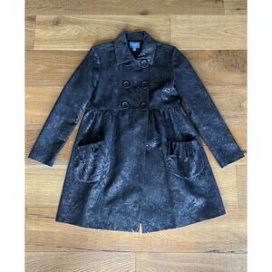 Vintage Simply Vera Wang Women’s Metallic Floral Jacket Whimsigoth Romantic S